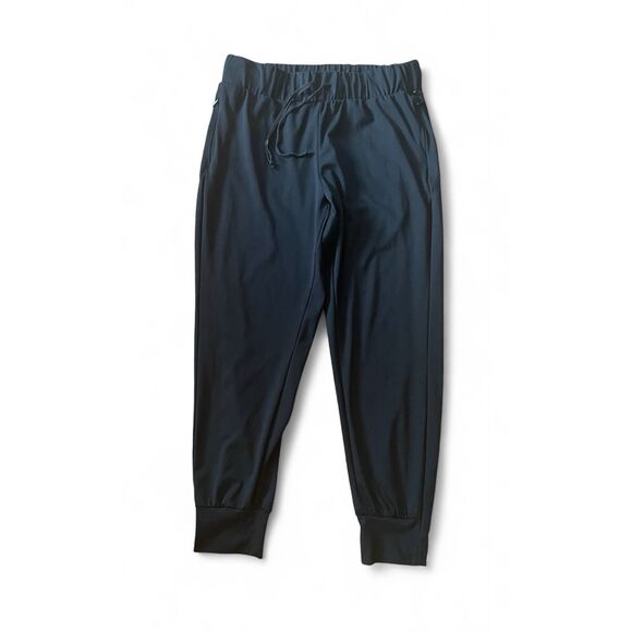 Spyder Active Women's Black Jogger Pants Size Large Stretch Zip Pockets - Picture 1 of 11